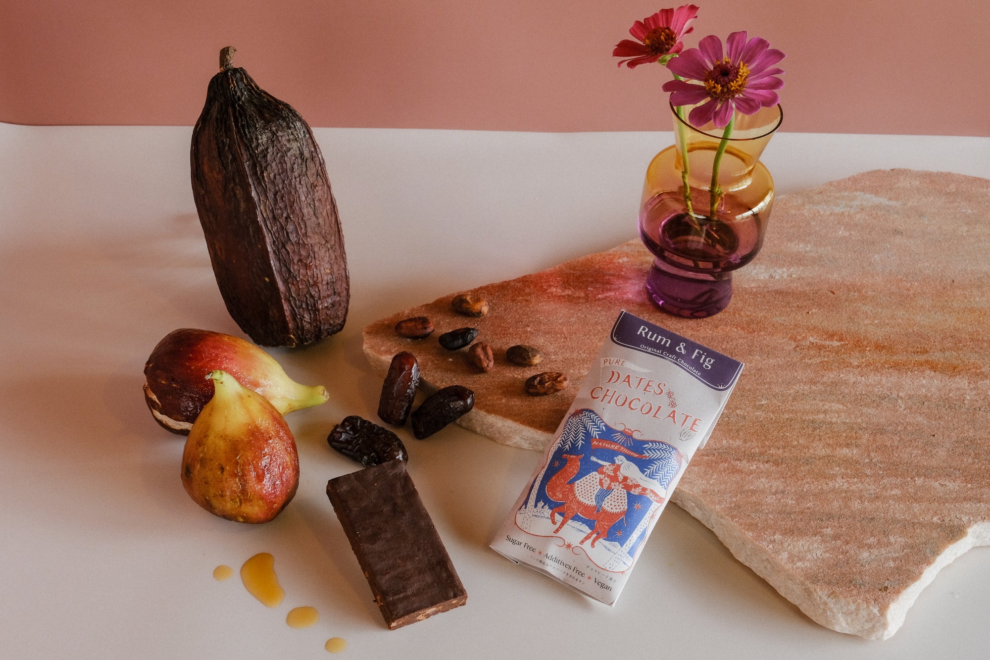 Pure Dates Chocolate / Rum & Fig